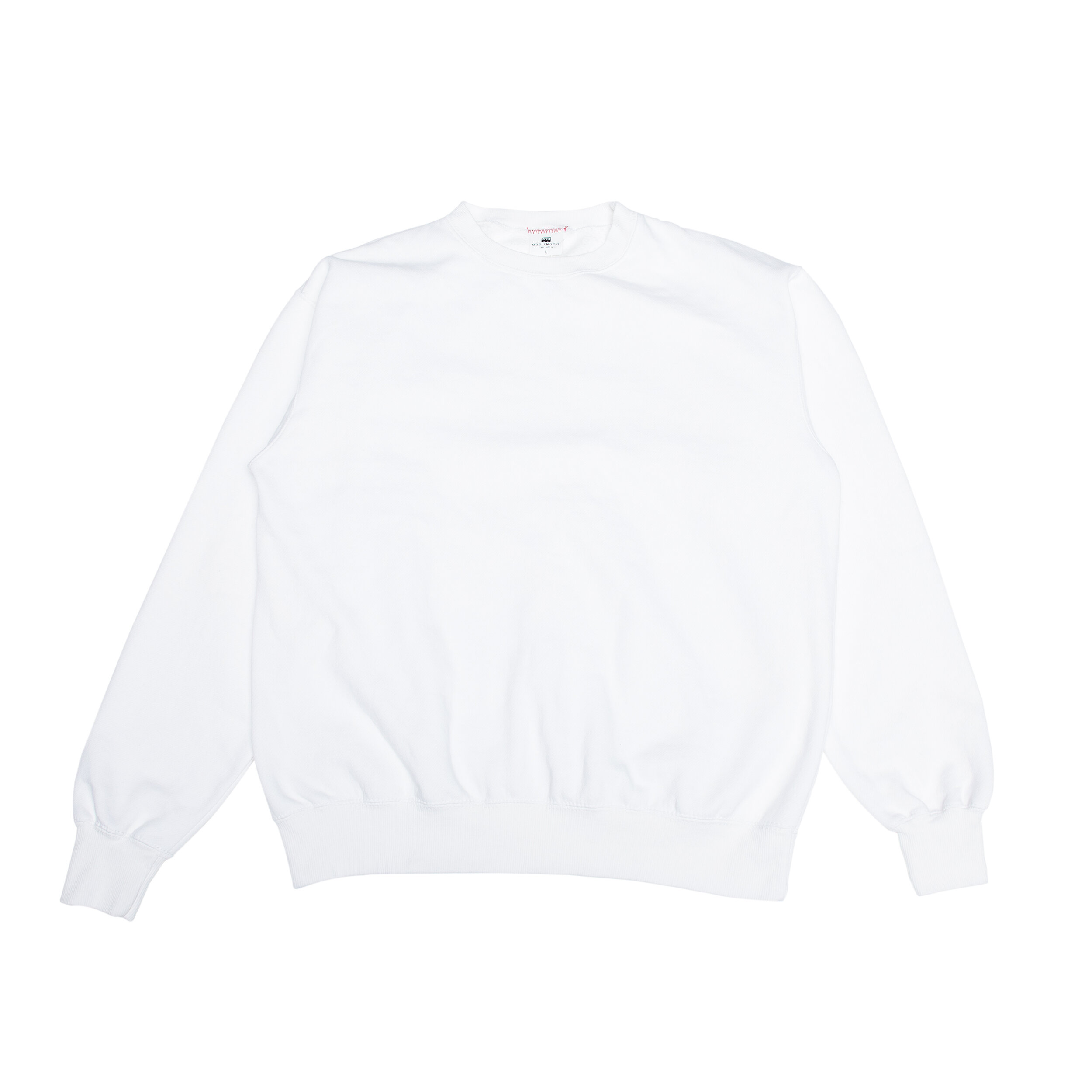 CLASSIC CREWNECK / AGED WHIPPED CREAM — MOOJIMOOJI